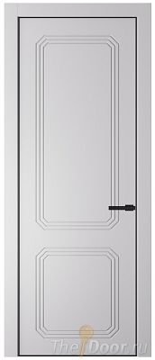 Дверь Profil Doors 33PE цвет Крем Вайт (RAL 120-02) кромка Черный матовый RAL9005