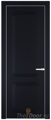 Дверь Profil Doors 33PE цвет Нэви Блу (RAL 7016) кромка Серебро Дверь Profil Doors 33PE цвет Нэви Блу (RAL 7016) кромка Серебро