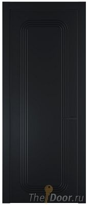 Дверь Profil Doors 34PE цвет Блэк кромка Черный матовый RAL9005