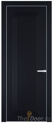 Дверь Profil Doors 34PE цвет Нэви Блу (RAL 7016) кромка Серебро Дверь Profil Doors 34PE цвет Нэви Блу (RAL 7016) кромка Серебро
