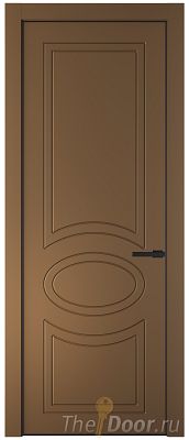 Дверь Profil Doors 36PE цвет Перламутр золото кромка Черный матовый RAL9005