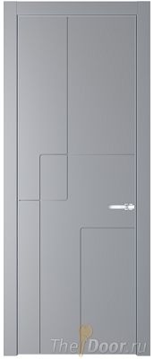Дверь Profil Doors 3PE цвет Смоки (RAL 870-02) кромка Серебро Дверь Profil Doors 3PE цвет Смоки (RAL 870-02) кромка Серебро