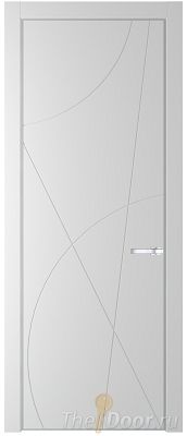 Дверь Profil Doors 4PE цвет Крем Вайт (RAL 120-02) кромка Серебро Дверь Profil Doors 4PE цвет Крем Вайт (RAL 120-02) кромка Серебро