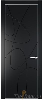 Дверь Profil Doors 6PE цвет Блэк кромка Серебро Дверь Profil Doors 6PE цвет Блэк кромка Серебро