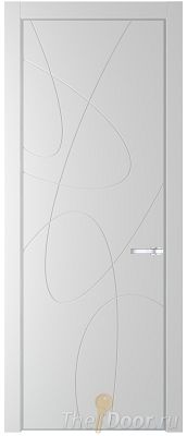 Дверь Profil Doors 6PE цвет Крем Вайт (RAL 120-02) кромка Серебро Дверь Profil Doors 6PE цвет Крем Вайт (RAL 120-02) кромка Серебро