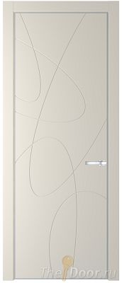 Дверь Profil Doors 6PE цвет Кремовая Магнолия (RAL 120-04) кромка Серебро Дверь Profil Doors 6PE цвет Кремовая Магнолия (RAL 120-04) кромка Серебро
