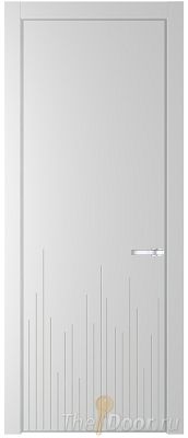 Дверь Profil Doors 7PE цвет Крем Вайт (RAL 120-02) кромка Серебро