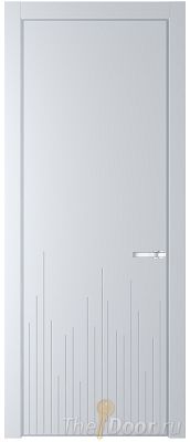 Дверь Profil Doors 7PE цвет Вайт (RAL 110 96 02) кромка Серебро