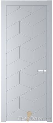 Дверь Profil Doors 9PE цвет Лайт Грей (RAL 870-01) кромка Серебро Дверь Profil Doors 9PE цвет Лайт Грей (RAL 870-01) кромка Серебро