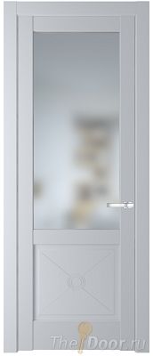 Дверь Profil Doors 1.2.2PM цвет Лайт Грей (RAL 870-01) стекло Матовое