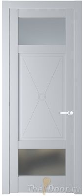 Дверь Profil Doors 1.3.2PM цвет Лайт Грей (RAL 870-01) стекло Матовое