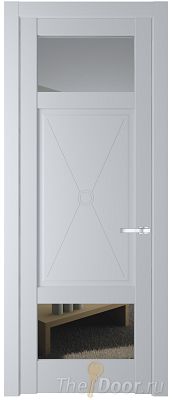 Дверь Profil Doors 1.3.2PM цвет Лайт Грей (RAL 870-01) стекло Прозрачное