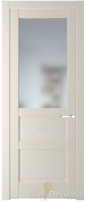 Дверь Profil Doors 1.5.2PM цвет Кремовая Магнолия (RAL 120-04) стекло Матовое