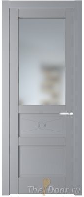 Дверь Profil Doors 1.5.2PM цвет Смоки (RAL 870-02) стекло Матовое