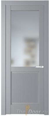 Дверь Profil Doors 2.2.2PM цвет Смоки (RAL 870-02) стекло Матовое