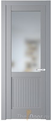 Дверь Profil Doors 3.2.2PM цвет Смоки (RAL 870-02) стекло Матовое