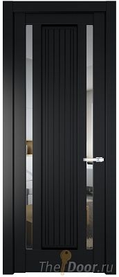 Дверь Profil Doors 3.5.2PM цвет Блэк стекло Прозрачное