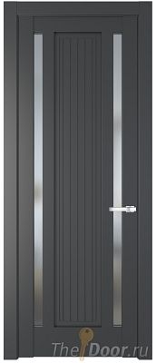 Дверь Profil Doors 3.5.2PM цвет Графит (Pantone 425С) стекло Матовое