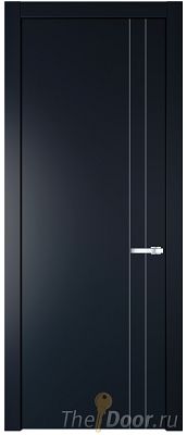Дверь Profil Doors 12PW цвет Нэви Блу (RAL 7016) молдинг Серебро Дверь Profil Doors 12PW цвет Нэви Блу (RAL 7016) молдинг Серебро
