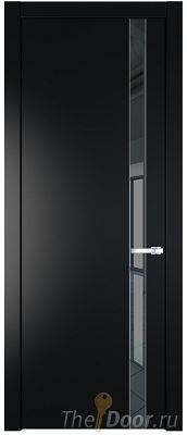 Дверь Profil Doors 18PW цвет Блэк стекло Зеркало Grey молдинг Серебро Дверь Profil Doors 18PW цвет Блэк стекло Зеркало Grey молдинг Серебро