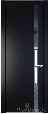 Дверь Profil Doors 18PW цвет Блэк стекло Зеркало молдинг Серебро Дверь Profil Doors 18PW цвет Блэк стекло Зеркало молдинг Серебро
