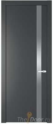 Дверь Profil Doors 18PW цвет Графит (Pantone 425С) стекло Lacobel Серебро Матлак молдинг Серебро Дверь Profil Doors 18PW цвет Графит (Pantone 425С) стекло Lacobel Серебро Матлак молдинг Серебро