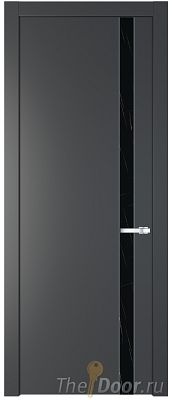 Дверь Profil Doors 18PW цвет Графит (Pantone 425С) стекло Неро мрамор молдинг Серебро Дверь Profil Doors 18PW цвет Графит (Pantone 425С) стекло Неро мрамор молдинг Серебро