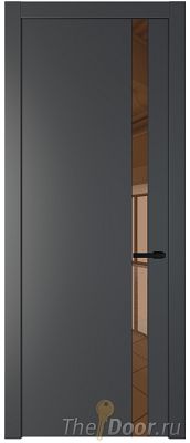 Дверь Profil Doors 18PW цвет Графит (Pantone 425С) стекло Зеркало Bronza молдинг Черный матовый Дверь Profil Doors 18PW цвет Графит (Pantone 425С) стекло Зеркало Bronza молдинг Черный матовый