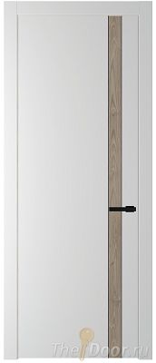 Дверь Profil Doors 18PW цвет Крем Вайт (RAL 120-02) вставка Каштан Темный молдинг Черный матовый Дверь Profil Doors 18PW цвет Крем Вайт (RAL 120-02) вставка Каштан Темный молдинг Черный матовый