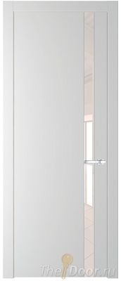 Дверь Profil Doors 18PW цвет Крем Вайт (RAL 120-02) стекло Lacobel Перламутровый лак молдинг Серебро Дверь Profil Doors 18PW цвет Крем Вайт (RAL 120-02) стекло Lacobel Перламутровый лак молдинг Серебро