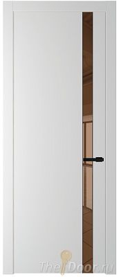 Дверь Profil Doors 18PW цвет Крем Вайт (RAL 120-02) стекло Зеркало Bronza молдинг Черный матовый Дверь Profil Doors 18PW цвет Крем Вайт (RAL 120-02) стекло Зеркало Bronza молдинг Черный матовый