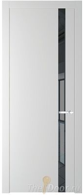 Дверь Profil Doors 18PW цвет Крем Вайт (RAL 120-02) стекло Зеркало Grey молдинг Серебро
