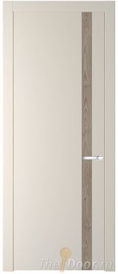 Дверь Profil Doors 18PW цвет Кремовая Магнолия (RAL 120-04) вставка Каштан Темный молдинг Серебро Дверь Profil Doors 18PW цвет Кремовая Магнолия (RAL 120-04) вставка Каштан Темный молдинг Серебро
