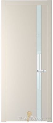 Дверь Profil Doors 18PW цвет Кремовая Магнолия (RAL 120-04) стекло Lacobel Белый лак молдинг Серебро Дверь Profil Doors 18PW цвет Кремовая Магнолия (RAL 120-04) стекло Lacobel Белый лак молдинг Серебро