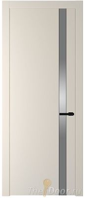Дверь Profil Doors 18PW цвет Кремовая Магнолия (RAL 120-04) стекло Lacobel Серебро Матлак молдинг Черный матовый Дверь Profil Doors 18PW цвет Кремовая Магнолия (RAL 120-04) стекло Lacobel Серебро Матлак молдинг Черный матовый