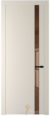 Дверь Profil Doors 18PW цвет Кремовая Магнолия (RAL 120-04) стекло Зеркало Bronza молдинг Черный матовый Дверь Profil Doors 18PW цвет Кремовая Магнолия (RAL 120-04) стекло Зеркало Bronza молдинг Черный матовый