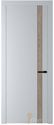 Дверь Profil Doors 18PW цвет Лайт Грей (RAL 870-01) вставка Каштан Темный молдинг Черный матовый Дверь Profil Doors 18PW цвет Лайт Грей (RAL 870-01) вставка Каштан Темный молдинг Черный матовый