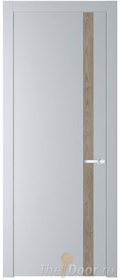 Дверь Profil Doors 18PW цвет Лайт Грей (RAL 870-01) вставка Каштан Темный молдинг Серебро Дверь Profil Doors 18PW цвет Лайт Грей (RAL 870-01) вставка Каштан Темный молдинг Серебро