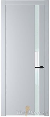 Дверь Profil Doors 18PW цвет Лайт Грей (RAL 870-01) стекло Lacobel Белый лак молдинг Черный матовый Дверь Profil Doors 18PW цвет Лайт Грей (RAL 870-01) стекло Lacobel Белый лак молдинг Черный матовый