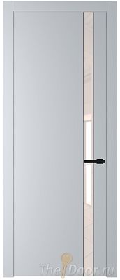 Дверь Profil Doors 18PW цвет Лайт Грей (RAL 870-01) стекло Lacobel Перламутровый лак молдинг Черный матовый Дверь Profil Doors 18PW цвет Лайт Грей (RAL 870-01) стекло Lacobel Перламутровый лак молдинг Черный матовый