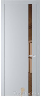 Дверь Profil Doors 18PW цвет Лайт Грей (RAL 870-01) стекло Зеркало Bronza молдинг Серебро Дверь Profil Doors 18PW цвет Лайт Грей (RAL 870-01) стекло Зеркало Bronza молдинг Серебро