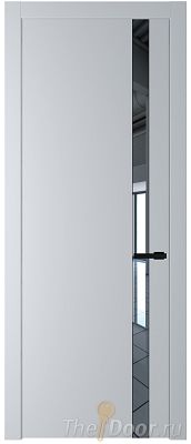 Дверь Profil Doors 18PW цвет Лайт Грей (RAL 870-01) стекло Зеркало молдинг Черный матовый Дверь Profil Doors 18PW цвет Лайт Грей (RAL 870-01) стекло Зеркало молдинг Черный матовый