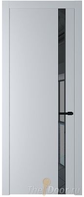 Дверь Profil Doors 18PW цвет Лайт Грей (RAL 870-01) стекло Зеркало Grey молдинг Черный матовый Дверь Profil Doors 18PW цвет Лайт Грей (RAL 870-01) стекло Зеркало Grey молдинг Черный матовый