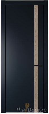 Дверь Profil Doors 18PW цвет Нэви Блу (RAL 7016) вставка Каштан Темный молдинг Черный матовый Дверь Profil Doors 18PW цвет Нэви Блу (RAL 7016) вставка Каштан Темный молдинг Черный матовый