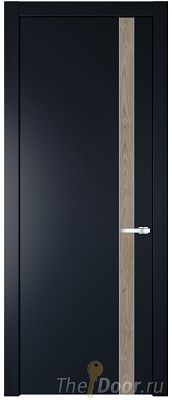 Дверь Profil Doors 18PW цвет Нэви Блу (RAL 7016) вставка Каштан Темный молдинг Серебро Дверь Profil Doors 18PW цвет Нэви Блу (RAL 7016) вставка Каштан Темный молдинг Серебро