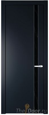 Дверь Profil Doors 18PW цвет Нэви Блу (RAL 7016) стекло Неро мрамор молдинг Серебро Дверь Profil Doors 18PW цвет Нэви Блу (RAL 7016) стекло Неро мрамор молдинг Серебро