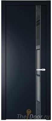 Дверь Profil Doors 18PW цвет Нэви Блу (RAL 7016) стекло Зеркало Grey молдинг Серебро Дверь Profil Doors 18PW цвет Нэви Блу (RAL 7016) стекло Зеркало Grey молдинг Серебро