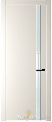 Дверь Profil Doors 18PW цвет Перламутр белый стекло Lacobel Белый лак молдинг Черный матовый Дверь Profil Doors 18PW цвет Перламутр белый стекло Lacobel Белый лак молдинг Черный матовый