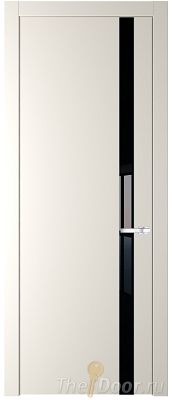 Дверь Profil Doors 18PW цвет Перламутр белый стекло Lacobel Черный лак молдинг Серебро Дверь Profil Doors 18PW цвет Перламутр белый стекло Lacobel Черный лак молдинг Серебро