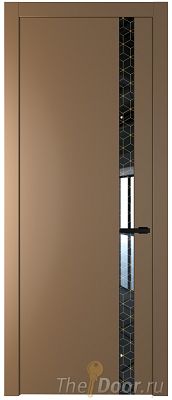 Дверь Profil Doors 18PW цвет Перламутр золото стекло Лоран узор золото молдинг Черный матовый Дверь Profil Doors 18PW цвет Перламутр золото стекло Лоран узор золото молдинг Черный матовый